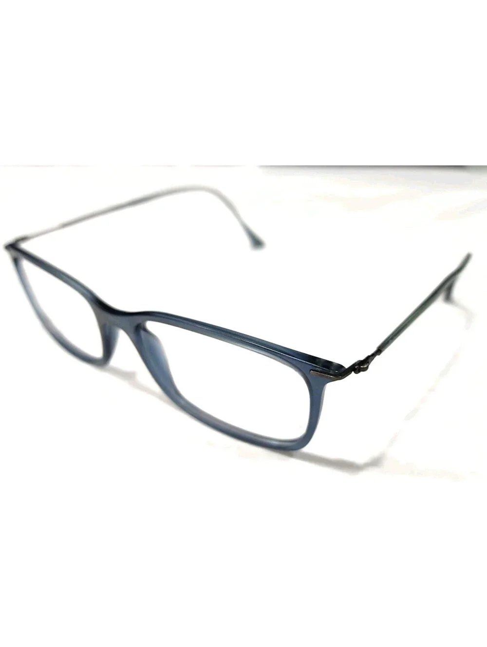 Ray Ban RB7031 5400 Blue Rectangle Eyeglasses 55-17 145